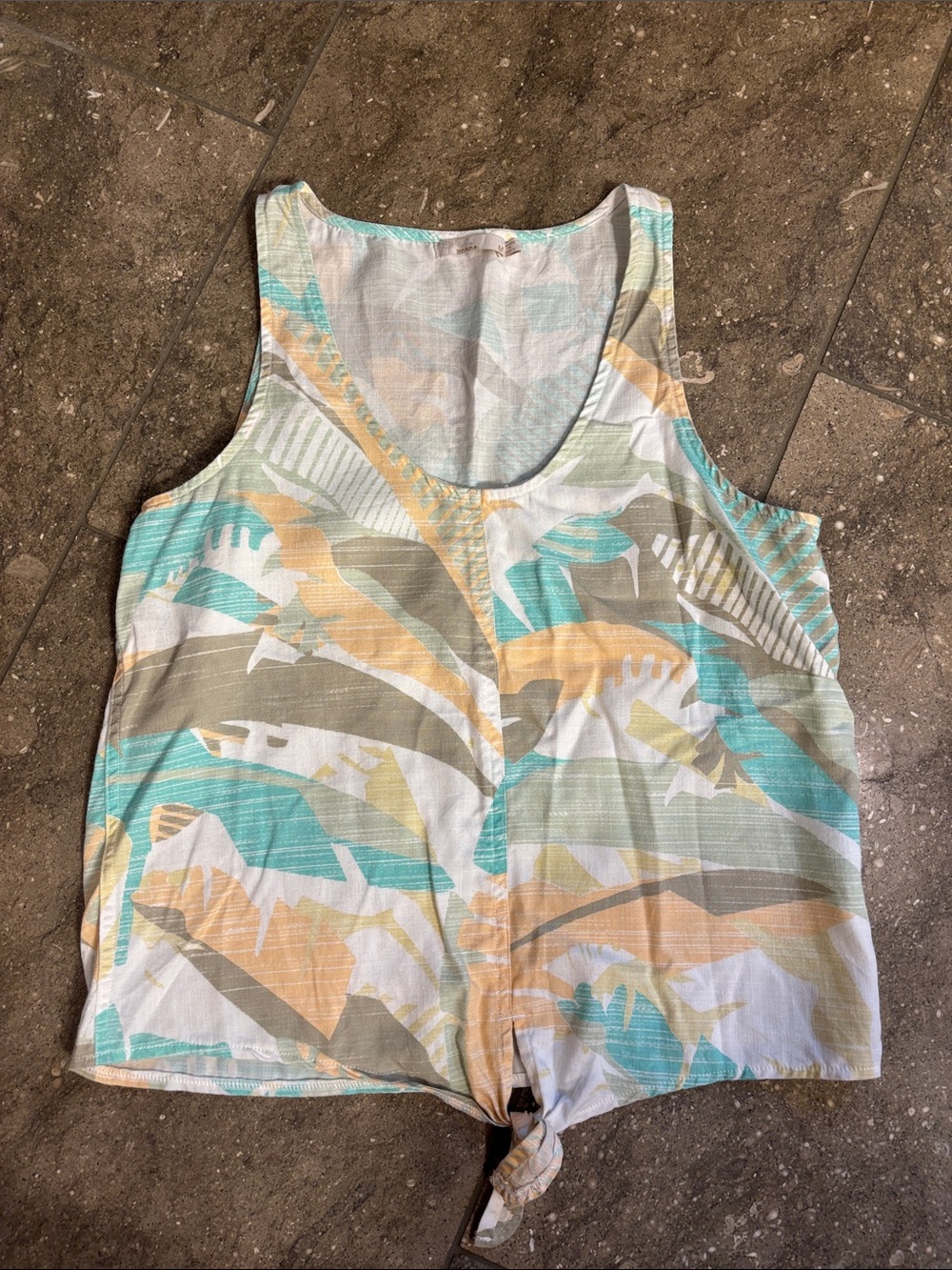 Prana front tie tank, M